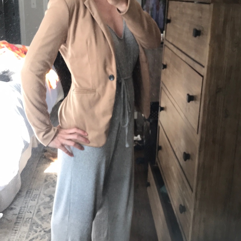 Cotton Camel Blazer